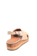 Women's Casual Suede Leather Sandals | Derimod
