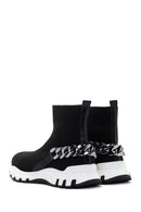 Kadın Siyah Kalın Tabanlı Bilekli Sneaker | Derimod