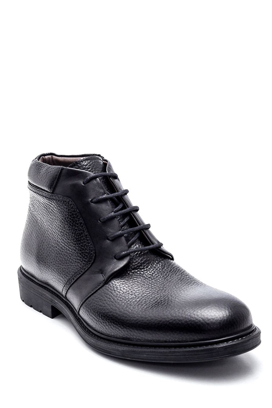 Men's Leather Zippered Classic Boots