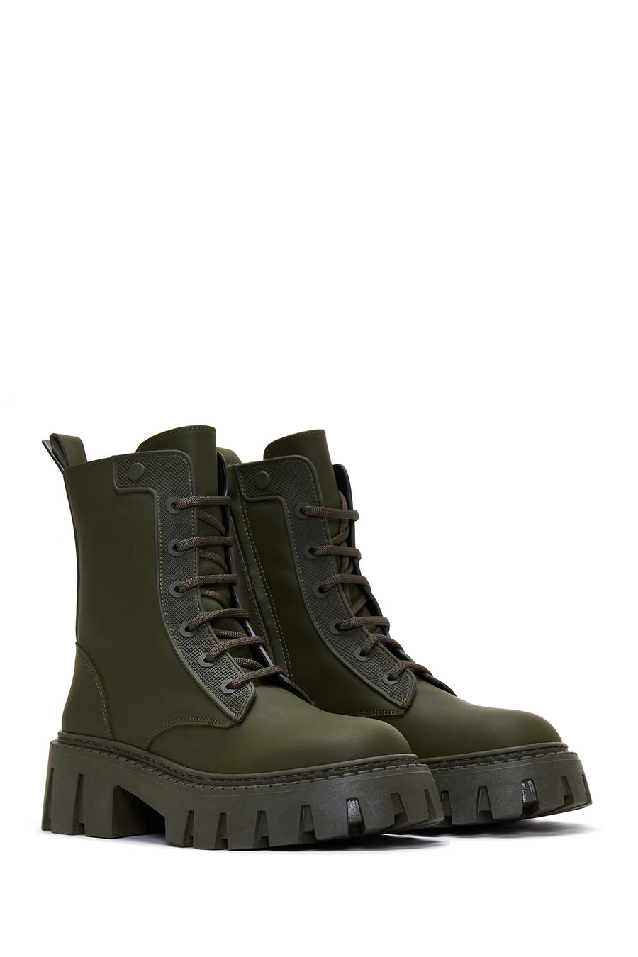 Women's Leather Zipper Boots