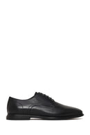Male Black Lace-Up Leather Casual Shoes | Derimod