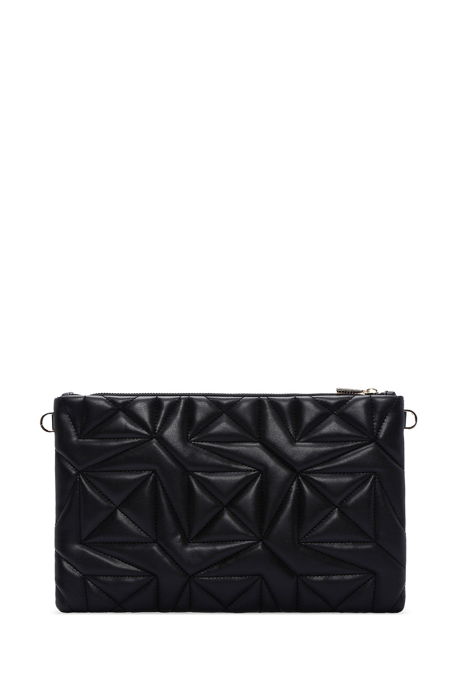 Women's Black Quilted Portfolio Bag