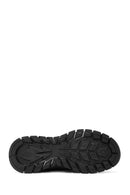Men's Black Lace-up Leather Sneaker | Derimod