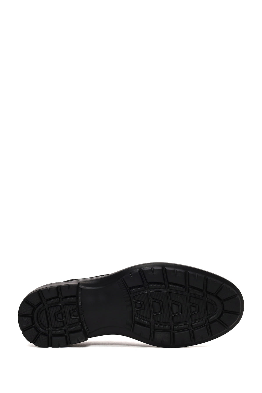 Male Black Lace-up Leather Casual Shoes