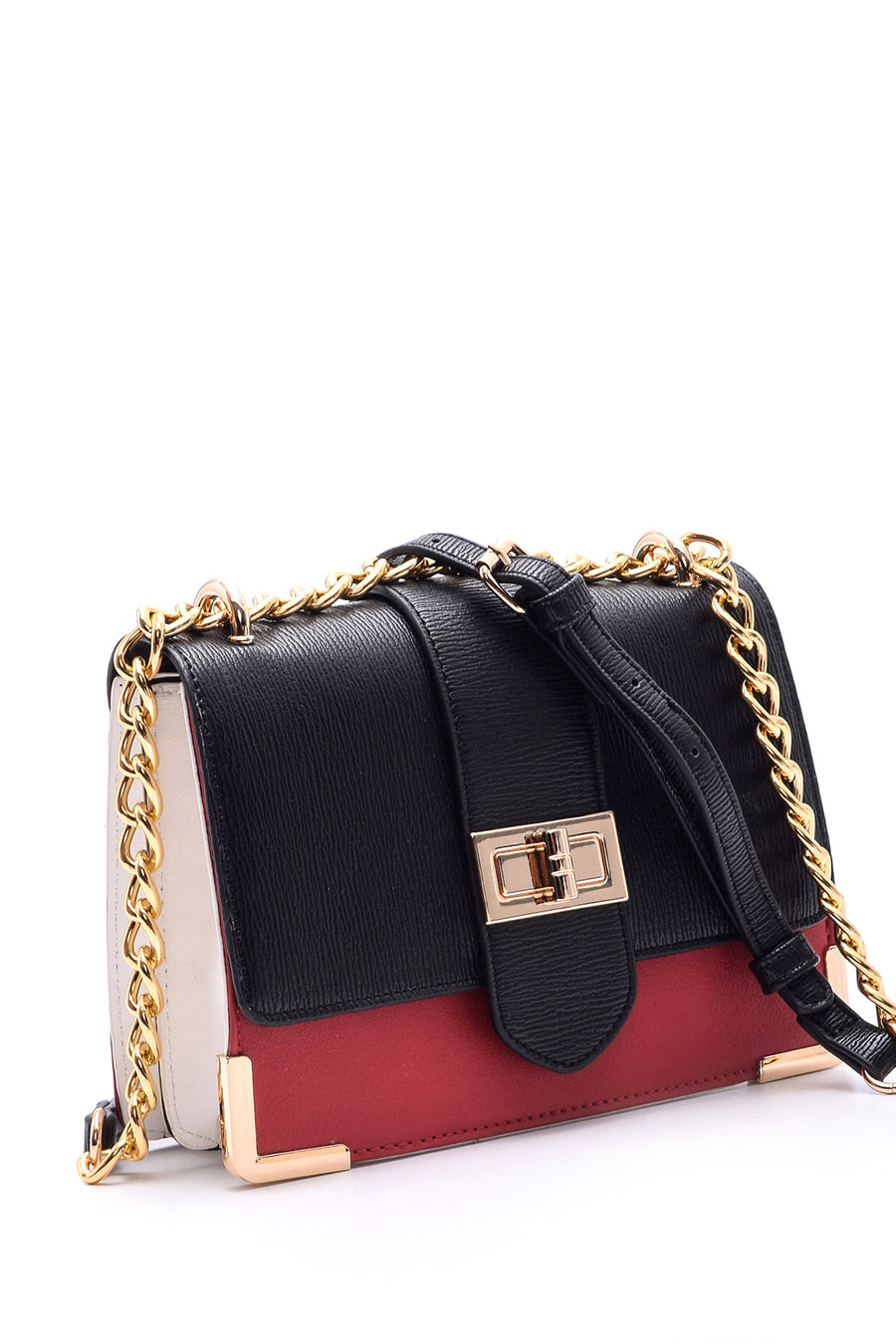 Women's Multicolor Faux Leather Crossbody Bag