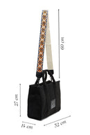 Women's Black Plush Handbag | Derimod