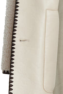 Montblanc Women's White Teddy Coat | Derimod