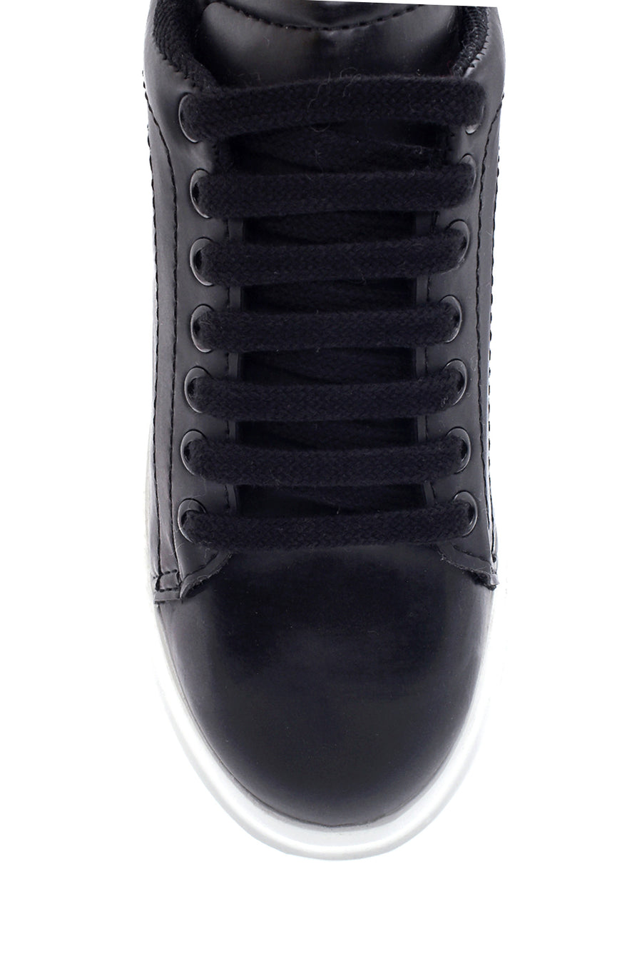 Kadın Siyah Kalın Tabanlı Sneaker
