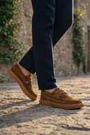 Men's Mink Lace-Up Suede Leather Casual Shoes | Derimod