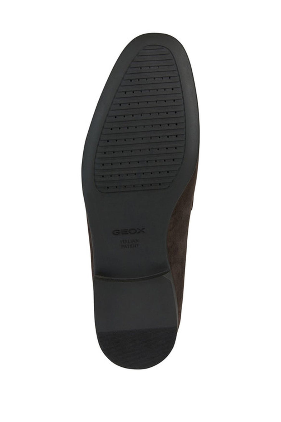 Geox Men's Brown Sapienza Suede Leather Loafer
