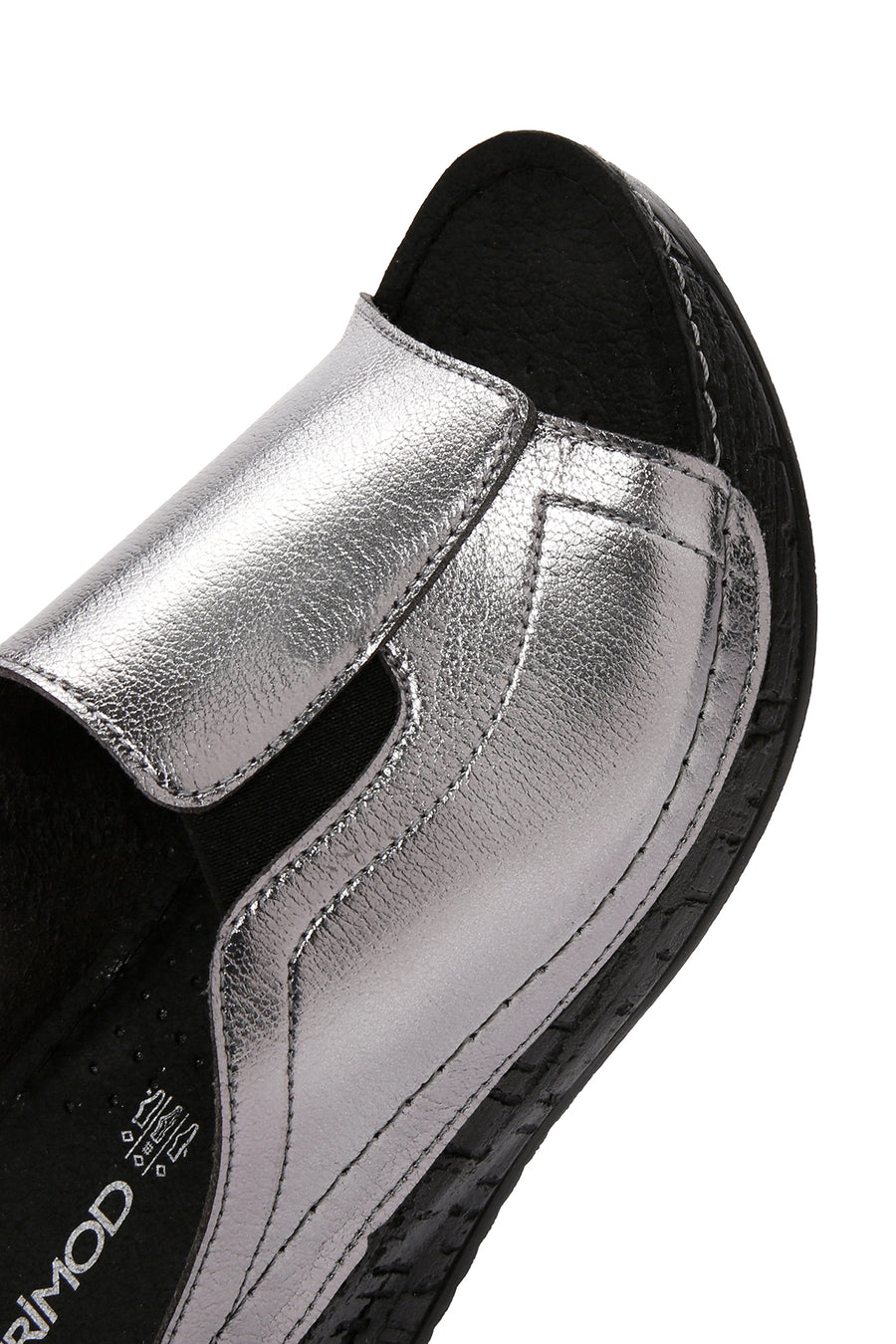 Women's Gray Thick Soled Comfort Slippers