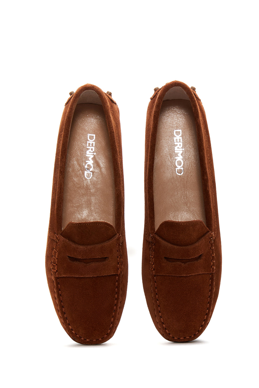 Kadın Deri Süet Loafer