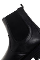 Men's Black Leather Casual Chelsea Boots | Derimod