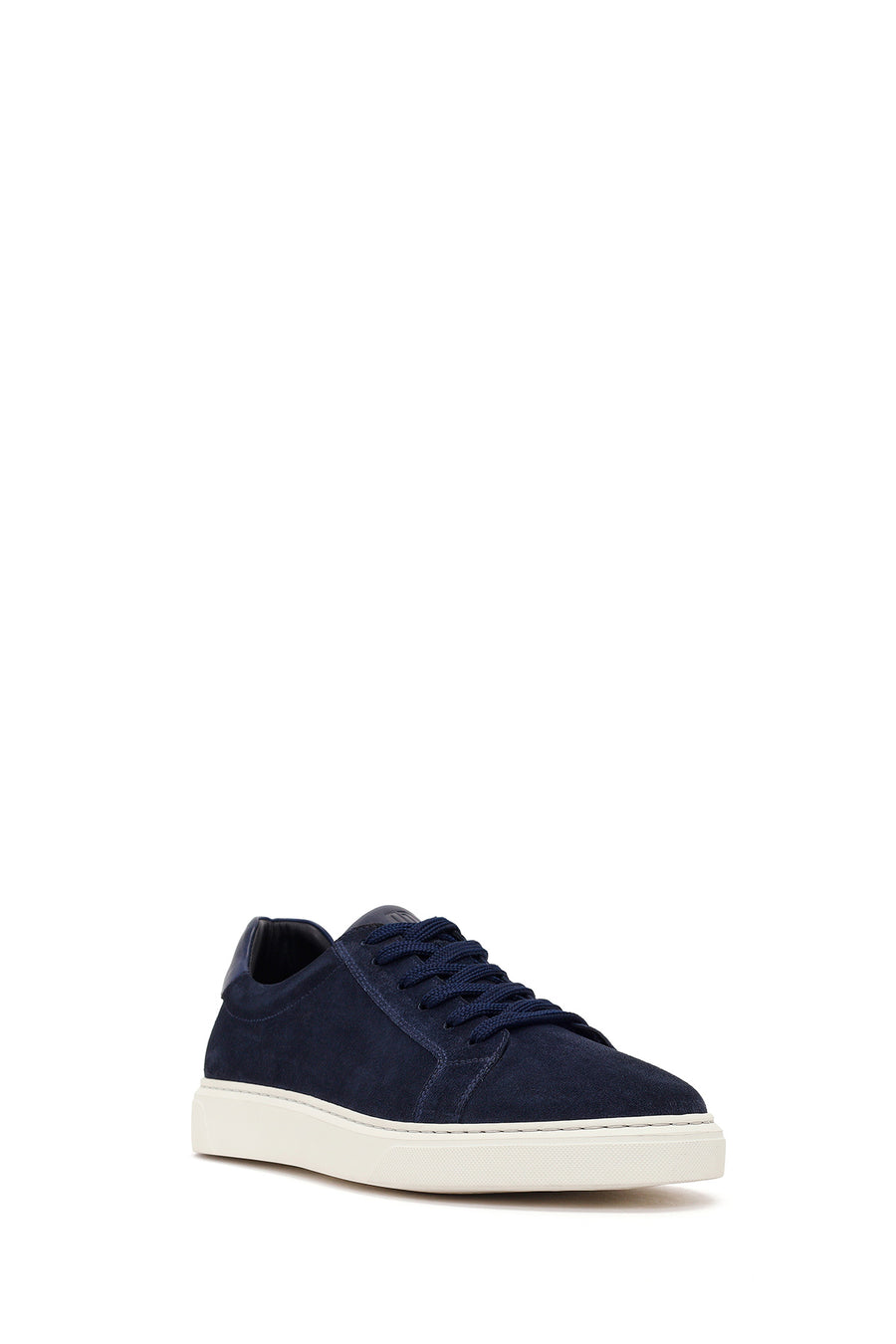 Erkek Lacivert Bağcıklı Süet Deri Sneaker