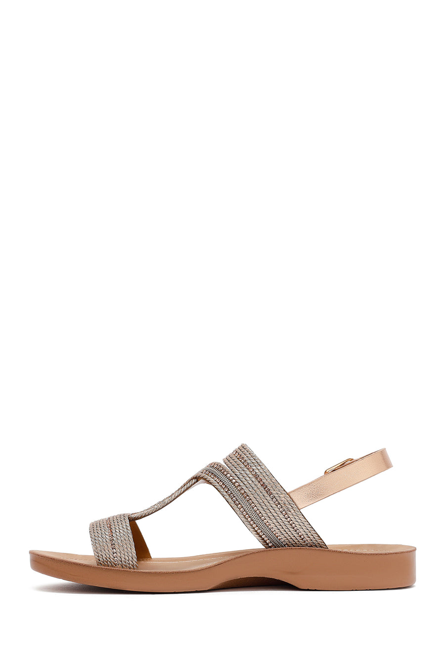 Women's Pink Stone Sandals
