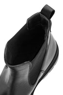 Men's Black Leather Chelsea Boots | Derimod