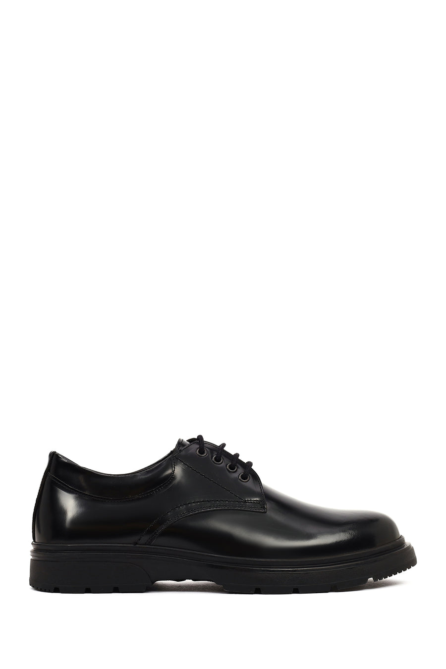 Men's Black Lace-Up Leather Casual Shoes 25WFD751822 | Derimod