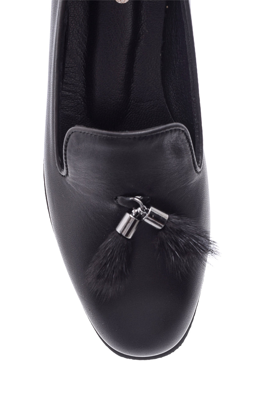 Women's Feather Detailed Leather Loafer