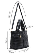 Women's Black Quilted Shoulder Bag | Derimod