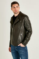 Thompson Men's Leather Jacket | Derimod