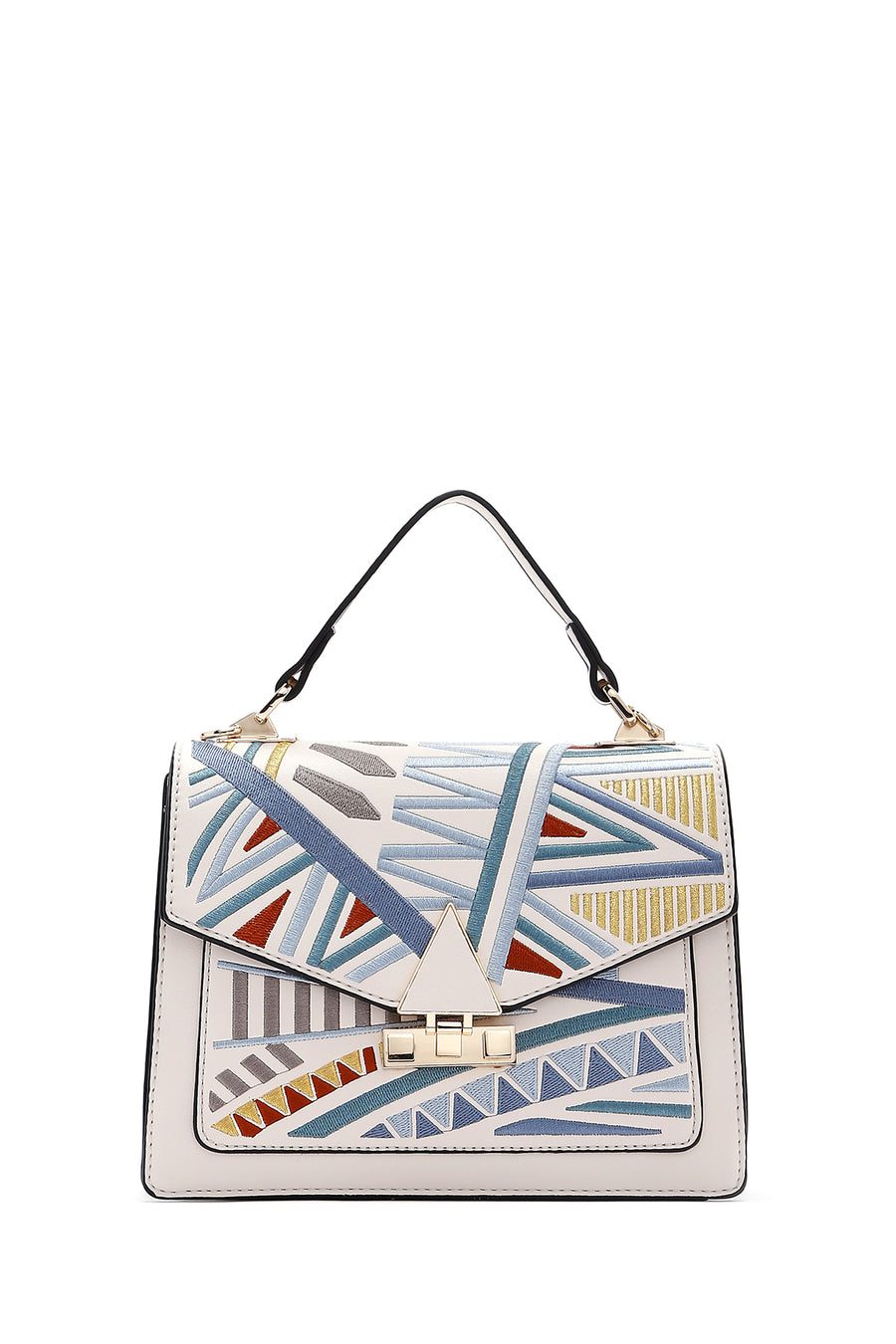 Women's Multi-Colored Printed Long Strap Shoulder Bag