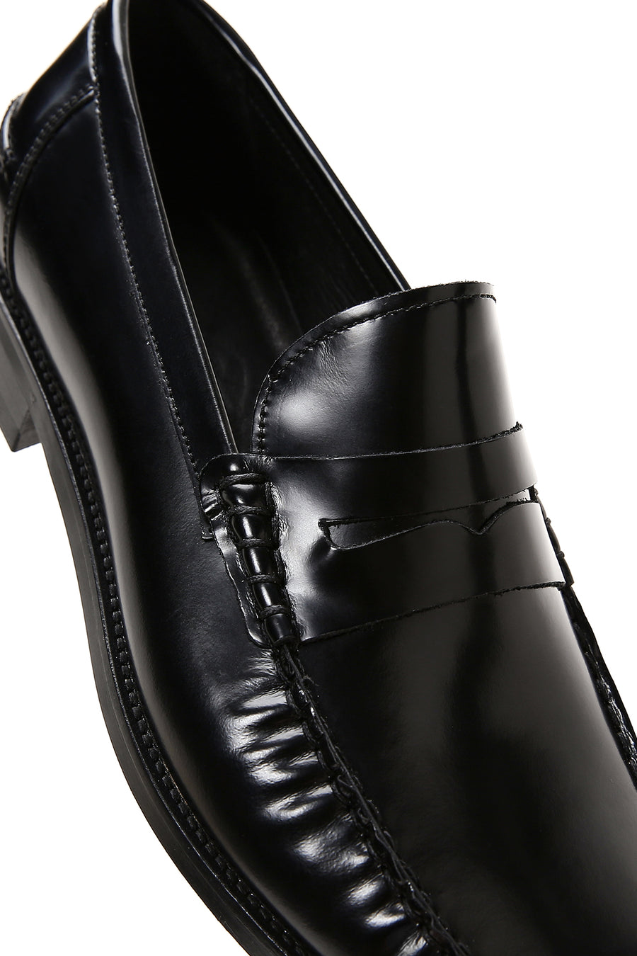 Men's Black Patent Leather Classic Loafer
