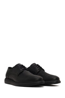 Male Black Lace-up Leather Casual Shoes | Derimod