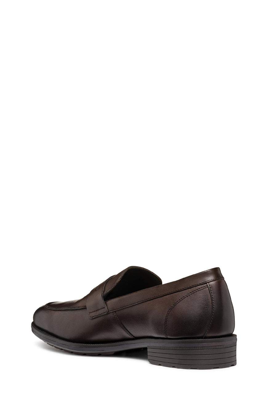 Geox Erkek Kahverengi Decio Deri Klasik Loafer