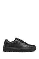 Geox Men Black U Spherica Ecub-1.1 B Abx Lace-up Leather Sneaker | Derimod