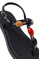 Women's Black Peep Toe Sandals | Derimod