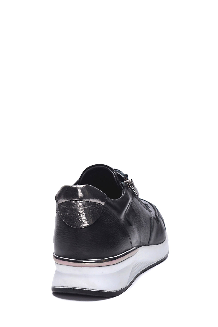Kadın Deri Kalın Taban Sneaker