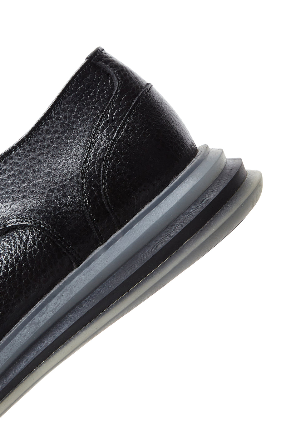 Men's Black Leather Casual Shoes