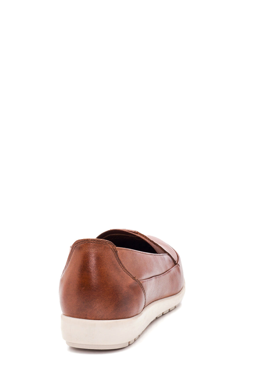 Kadın Taba Deri Comfort Loafer