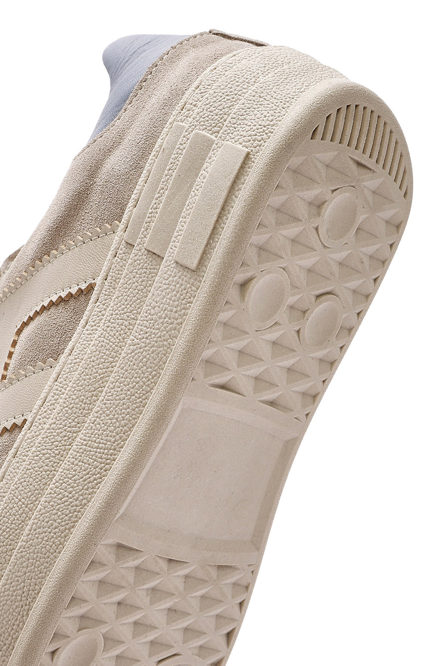 Women's Beige Lace-Up Suede Leather Sneaker