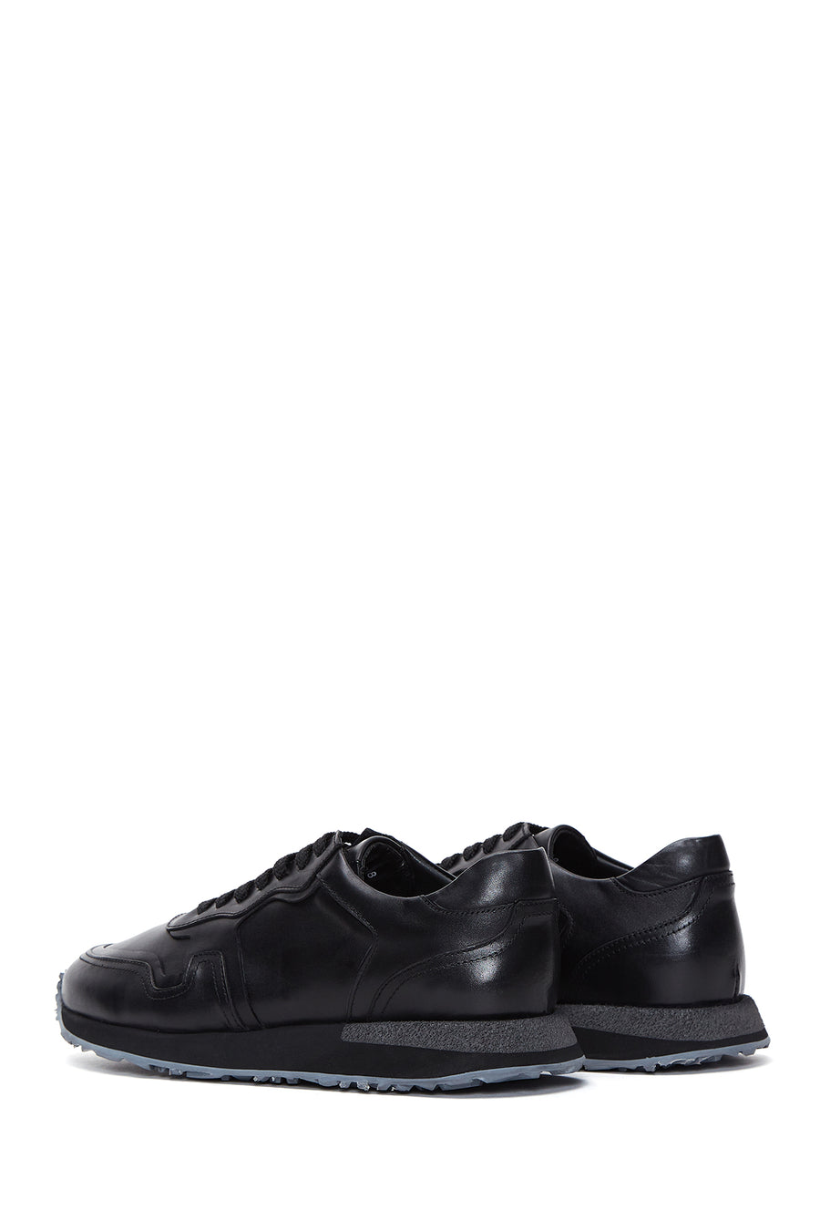 Men's Black Leather Sneaker