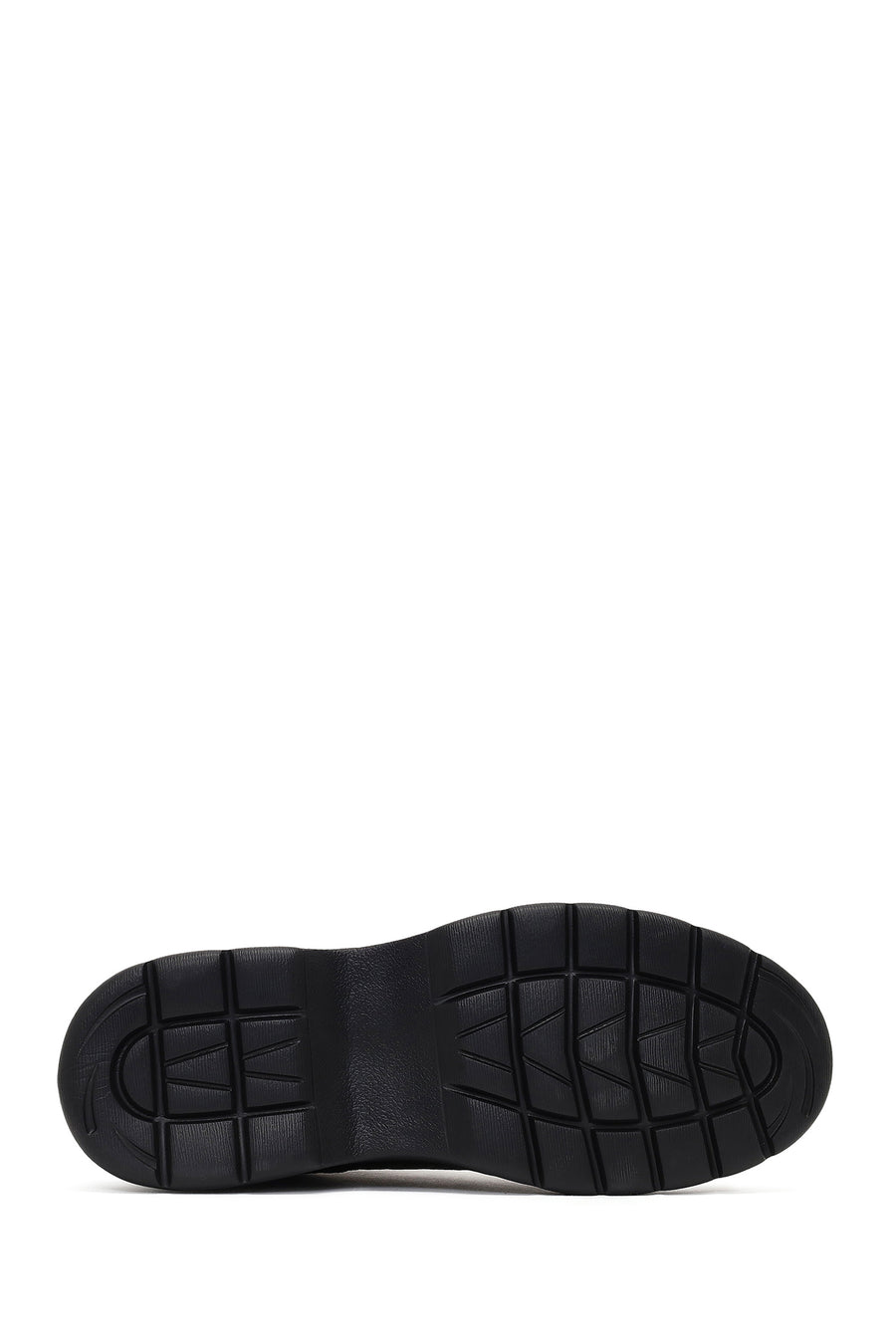 Men's Black Lace-Up Zipper Leather Casual Boot