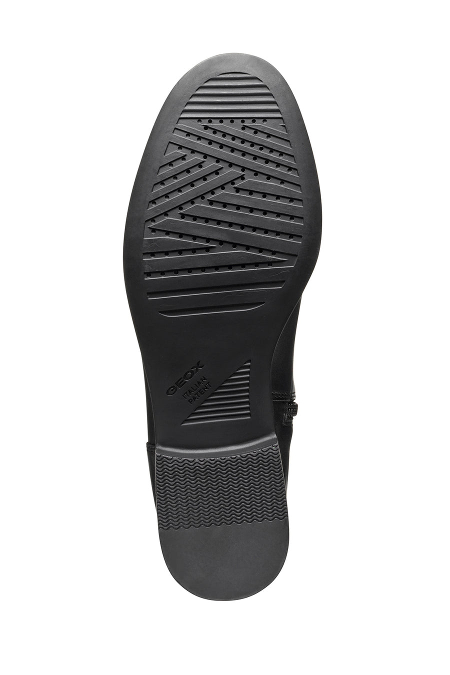 Geox Women Black D Camexia Np Abx Zippered Leather Boot