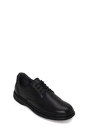 Male Black Lace-up Leather Casual Shoes | Derimod