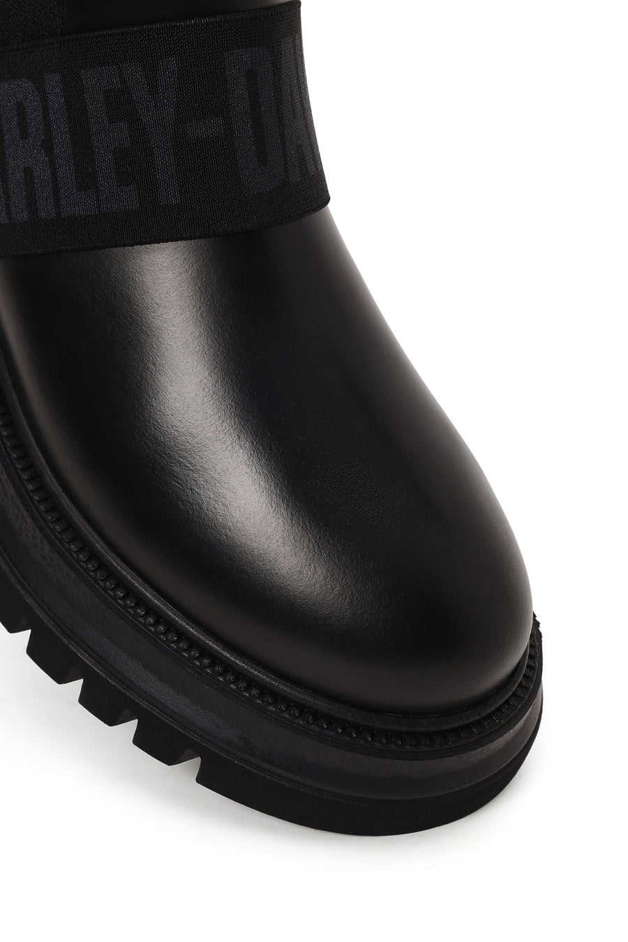 Harley Davidson Male Black Polperro Leather Chelsea Boots