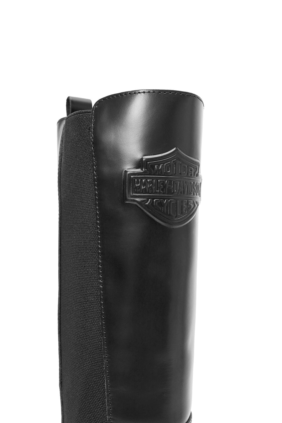 Harley Davidson Women's Black Spiez Zippered Leather Boots