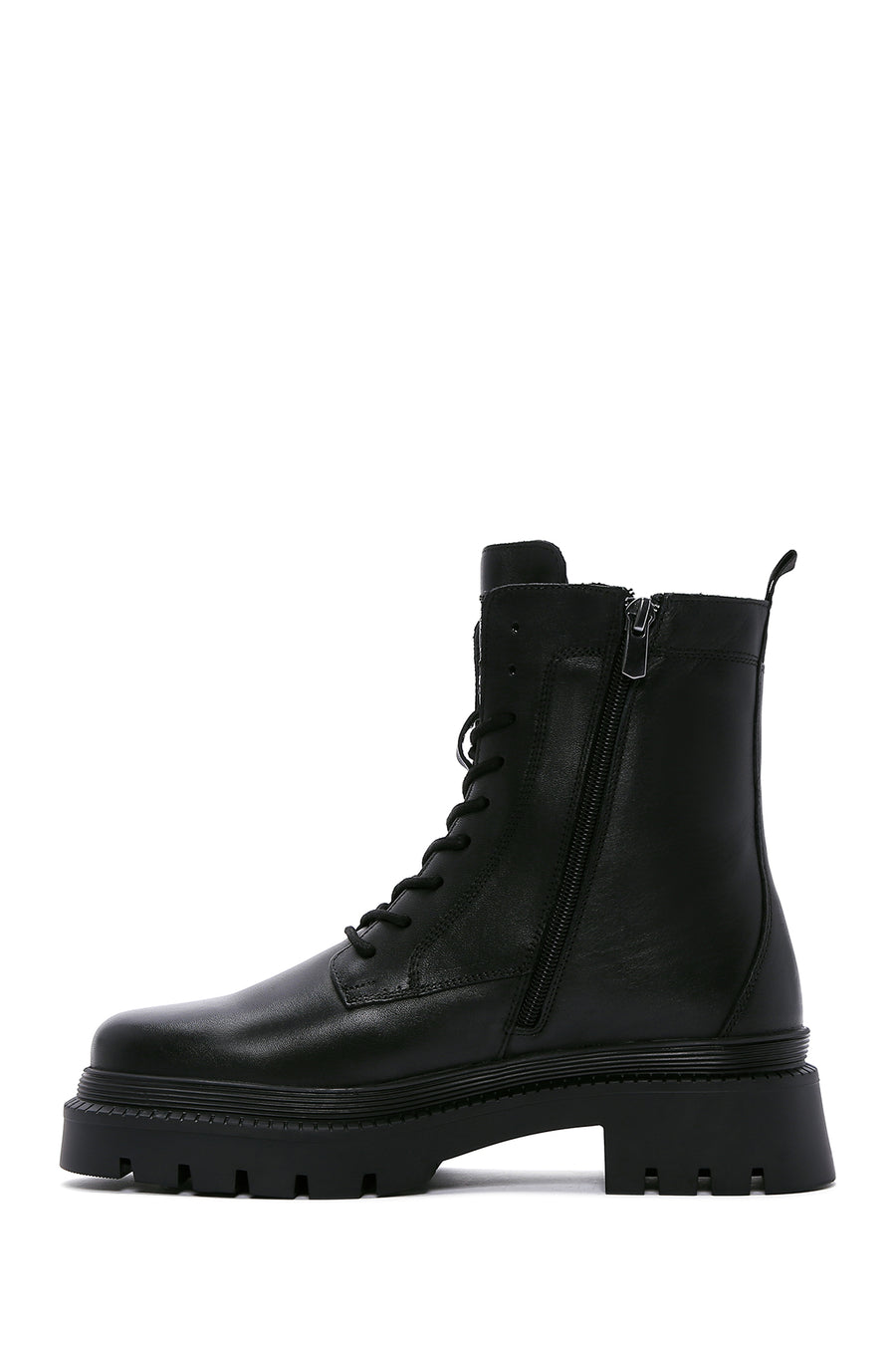 Women's Black Leather Boots