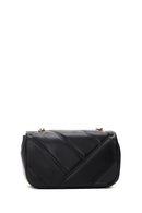 Women's Black Quilted Crossbody Bag | Derimod