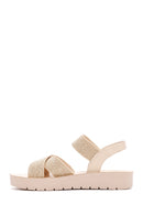 Women's Beige Ankle Strap Sandals | Derimod