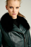 Stella Women's Leather Jacket | Derimod