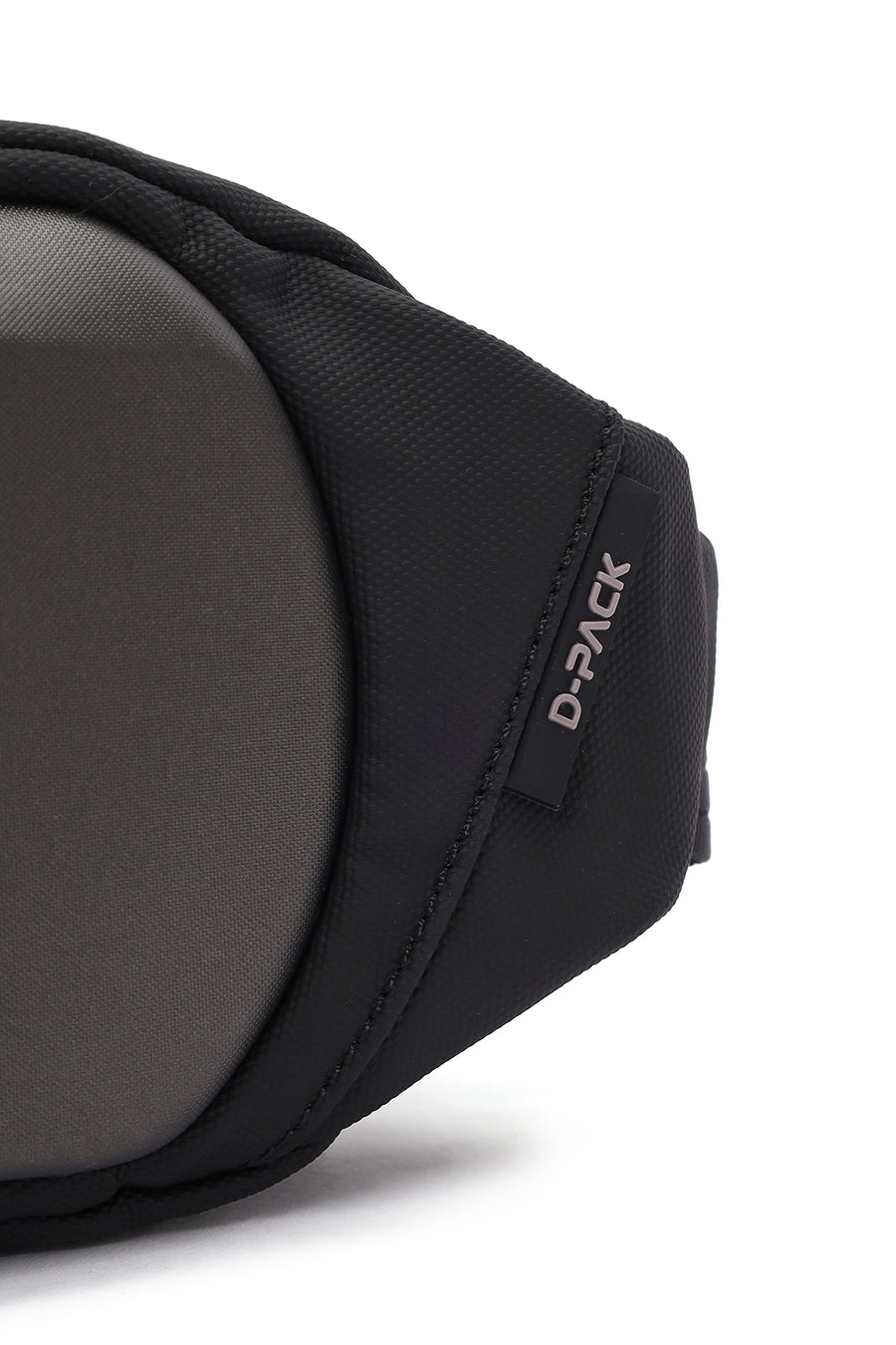 D-Pack Men's Gray Fabric Waist Bag