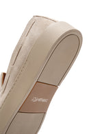 Derimod Fly Erkek Bej Süet Deri Casual Loafer | Derimod