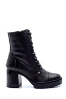 Women's Leather Heeled Boots | Derimod