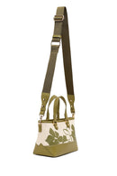 Woman Green Long-Strap Patterned Mini Shoulder Bag | Derimod