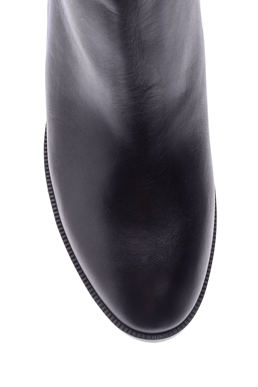 Women's Buckle Leather Boots