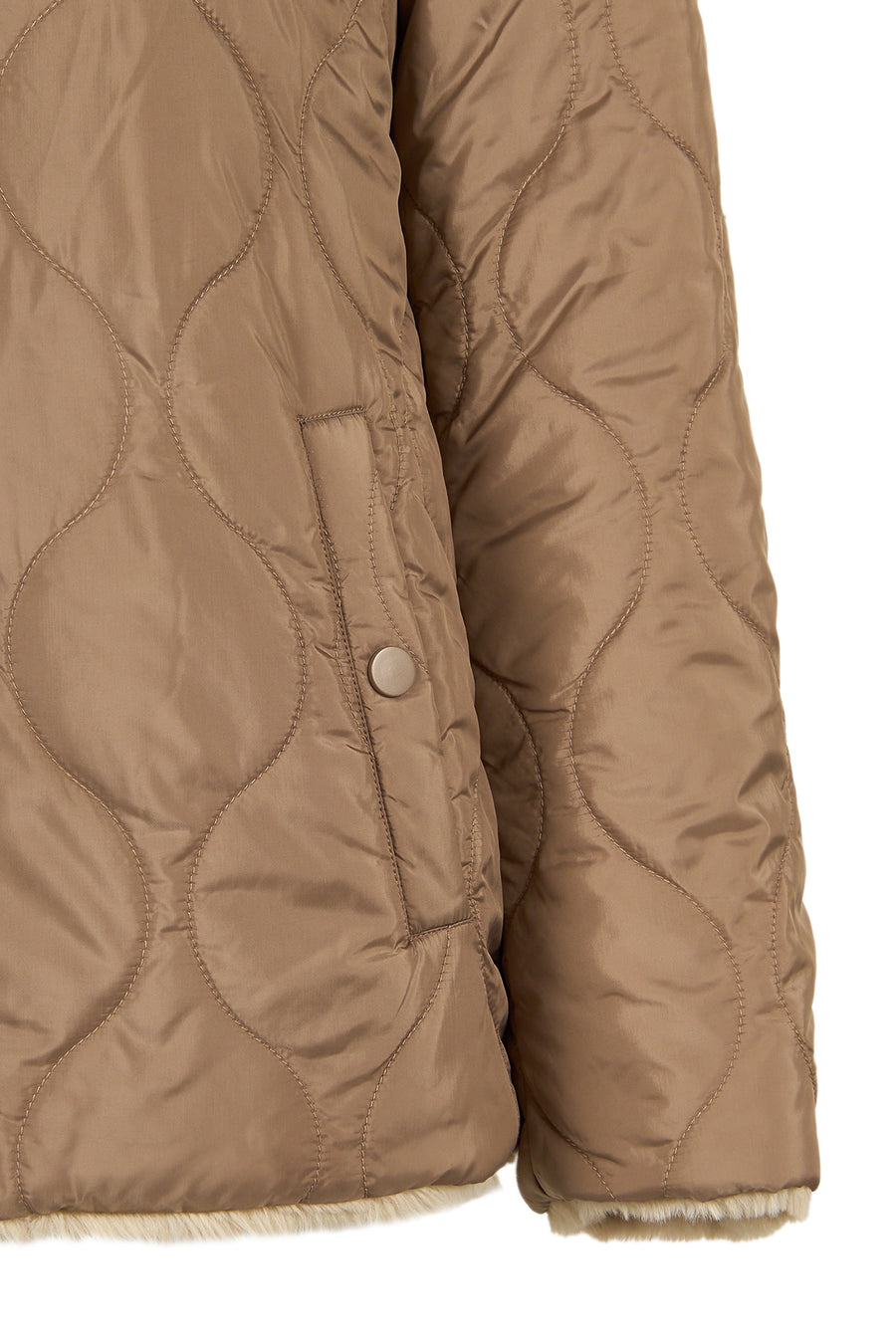 Tahoe Woman Mink Reversible Hooded Oversize Teddy Coats